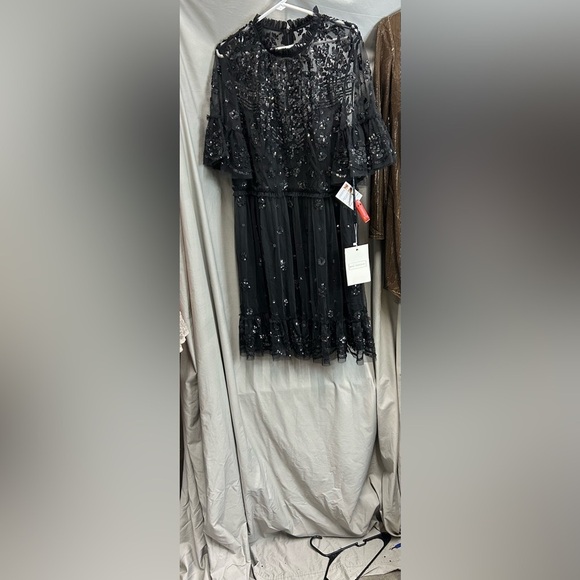 MAC DUGGAL 9143 NWT Embellished Illusion High Neck Mini Dress - Picture 5 of 9